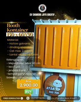 Booth Kontainer 2Jutaan Aja
