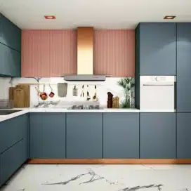 Kitchen set backdrop TV lemari pakaian custom