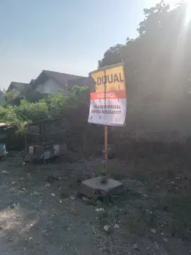 Tanah dijual lok strategis dkt Ry Buduran di jl Khr Abbas II Sidoarjo