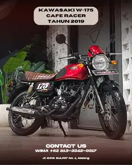 KAWASAKI w-175 Cafe Racer