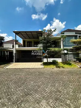 Rumah Mewah Furnished 4 Kamar di Araya Golf Malang Turun Harga