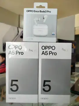 Oppo A5 Pro 8+8/256,Free TWS Oppo Encobuds 3Pro, Baru Garansi resmi