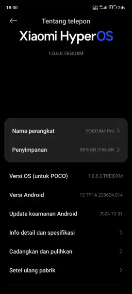 Poco m4 pro ram 8+8/256