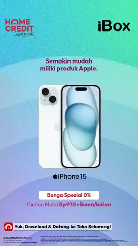 Promo cicilan iPhone 15 cuma pake cicilan homecredit