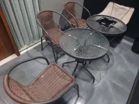 JUAL MEJA TAMAN / TERAS / CAFE BANGKU INFORMA