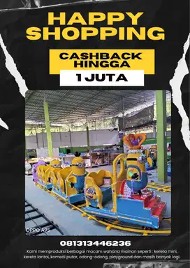 wahana mainan anak kereta lantai