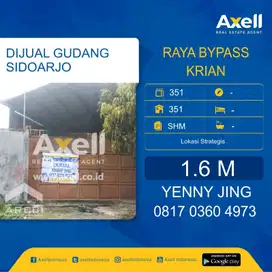 Gudang Raya Bypass Krian Dijual