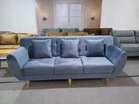 Sofa 3 seat retro murah