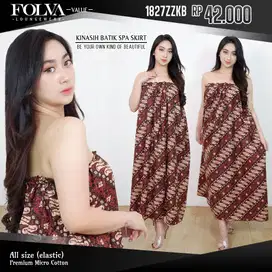 FOLVA Kemben SPA Salon Pijat Facial motif batik katun halus premium