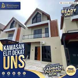 Hunian Eksklusif 7 Menit ke UNS, Ideal untuk Keluarga dan Mahasiswa