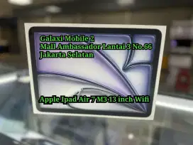 Apple Ipad Air 7 M3 13 inch Wifi 128GB Bisa Cash Kredit Tukar Tambah