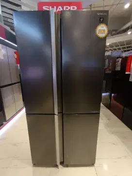Kulkas side by side 4 pintu bisa kredit syarat KTP asli