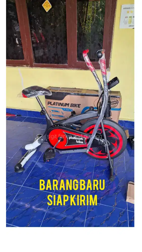 Sepeda statis platinum bike / sepeda olahraga murah siap antar