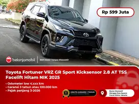 [LOW KM] Toyota Fortuner VRZ GR Sport Kicksensor 2.8 AT TSS Hitam 2025