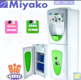 Dispenser Miyako panas dingin galon atas