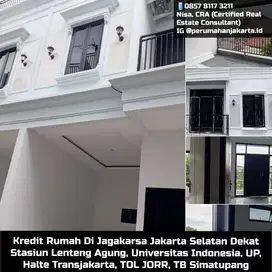 Rumah KPR Jagakarsa Dekat Universitas Indonesia Stasiun Lenteng Agung