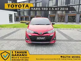 KM Rendah 56rb. Yaris TRD Sportivo AT 2018 Merah