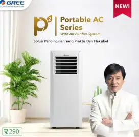 PROMO AC PORTABEL 1/2 PK GREE PAKAI AIR PURIFIER UDARA DINGIN BERSIH