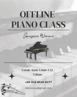 Les private piano Pejaten & sekitar nya usia 5-12 tahun