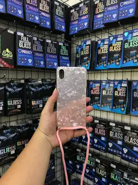 Rope Necklace Shell Pattern Case iPhone XS Max
