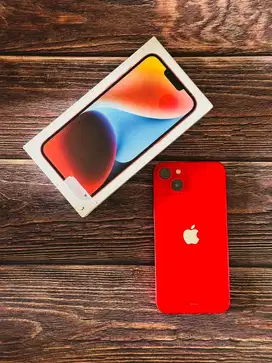 iPhone 14 Plus Red 256GB resmi iBox Garansi Panjang Mulus Fullset Ori