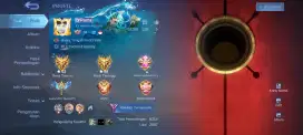 akun mobile legend, skin naruto dan sasuke
