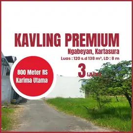 Hanya Rp. 300Jtan, Kavling Strategis 800 Meter Tugu Kartasura, SHM
