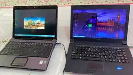 Jual 2 laptop lenovo + hp Compaq