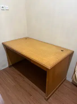 MEJA KERJA KAYU ASLI