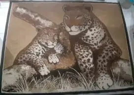 Karpet lantai safari Africa uk 160 × 210