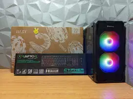 PC Set Desain Gaming Intel Core i5 6600 RAM 8GB SSD 256GB VGA GT730