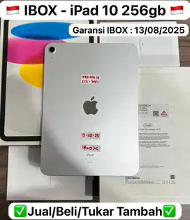 ipad gen 10 256gb second like new