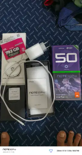 Infinix note 50pro ram 8+8/256gb