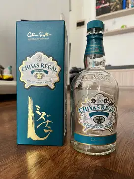 Koleksi botol kosong bekas botol minuman alkoholl