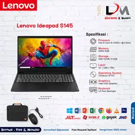 Lenovo Ideapad S145 Core i5 Gen 10 Ram 8GB SSD 256GB Win 11 Bergaransi