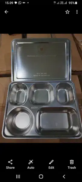 Jual foodtray/nampan makan logo garuda