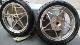 VELG VND BEKAS DAN BAN CORSA SOFT COMPOUND