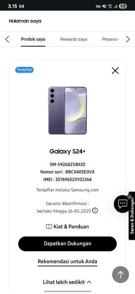 Samsung S24 plus 12/256