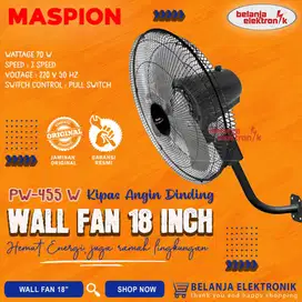 kipas angin dinding baru 18 inc maspion