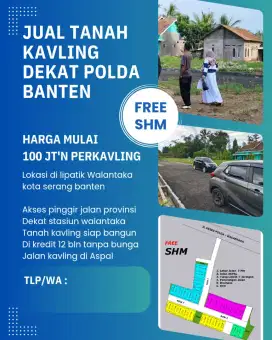 Tanah kavling exlusif di kota serang