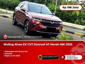 [LOW KM] Wuling Alvez EX CVT Sunroof AT Merah 2023/2024