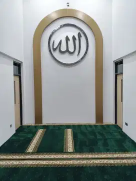 Karpet Masjid Polos Hijau – Nyaman & Menyejukkan