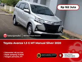 [PAJAK PANJANG] Toyota Avanza 1.3 G MT Manual Silver 2020/2021