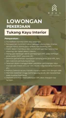 Tukang Kayu Interior