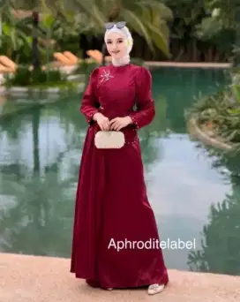 Jual Baju Baru, Dres warna Maron size xxl