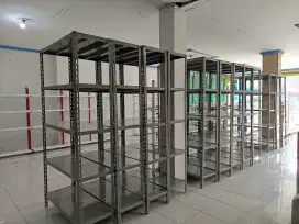 Borongan Rak gudang siku besi termurah