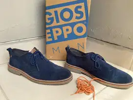 Sepatu formal pantofel kulit/leather/bludru - brand spanyol