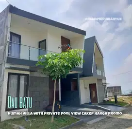 Rumah Villa with private pool view cakep di Dau Batu Malang