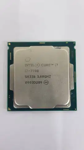Processor i7 7700  LGA 1151 Cocok untuk Gaming Like New Tray