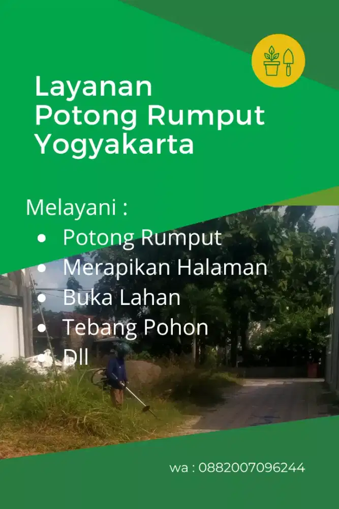 jasa potong rumput jogja